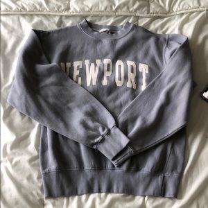 Light blue Newport crewneck sweatshirt